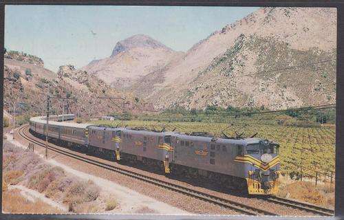 Rhapsody In Blue Hex River Valley Cape Province - Used Postcard