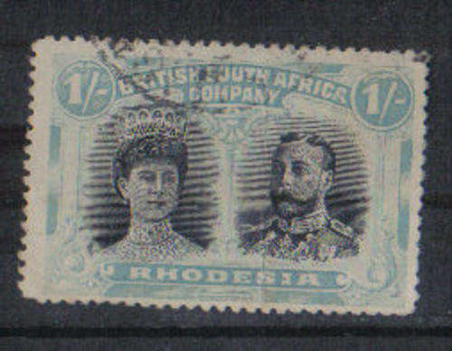 BSAC 1910/16-1Shilling-Double Heads