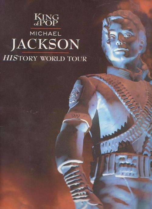 Michael Jackson - King Of Pop , History World Tour ( Large Book Incl. Colour Pictures/Posters)