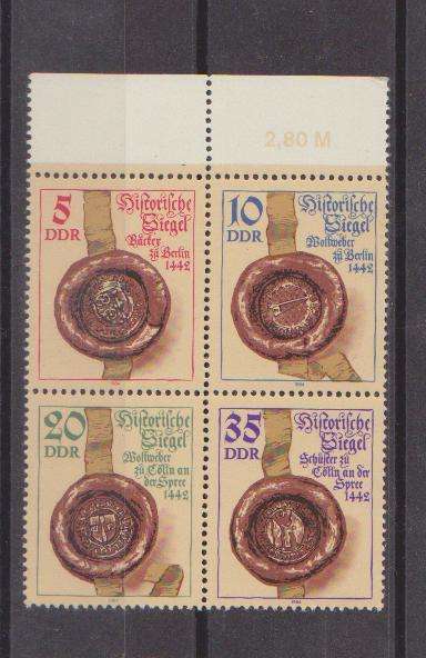 Germany-1984-Complete Set-Block Of 4