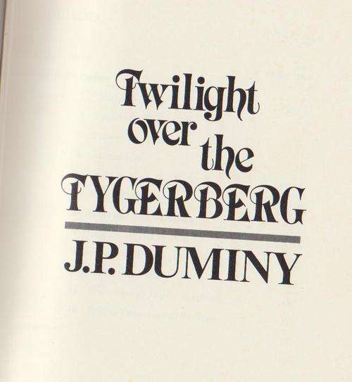 Twilight Over The Tygerberg Signed By JP Duminy