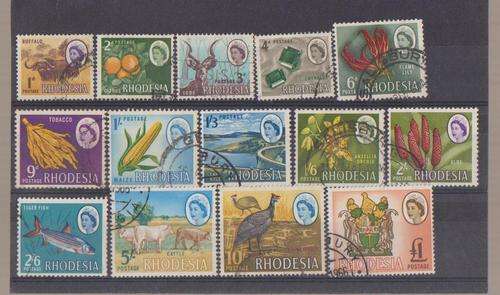 Rhodesia 1966 - Complete Set Of 14