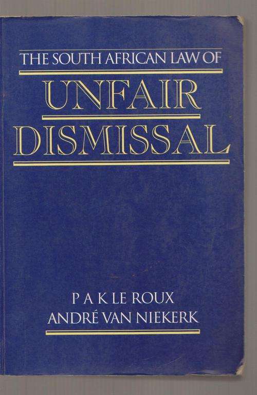 South African Law Of Unfair Dismissal