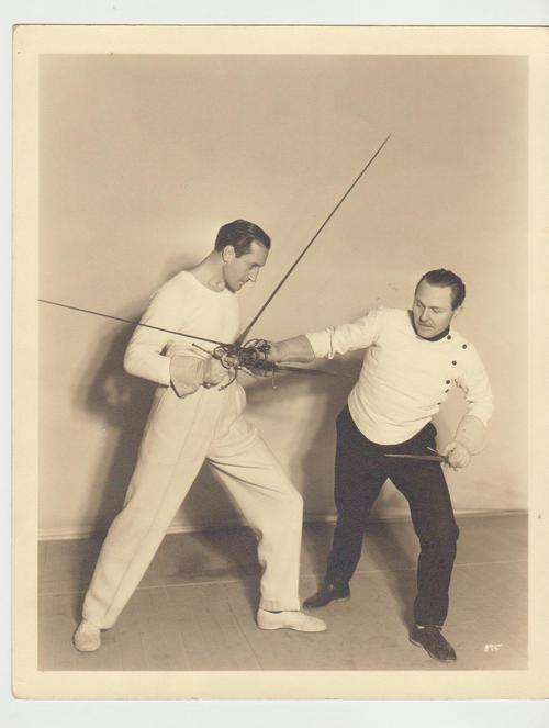 Old Photograph With 2 Men