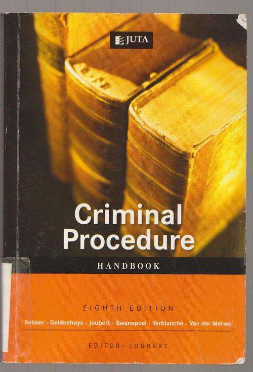 Criminal Procedure Handbook - 8th Edition