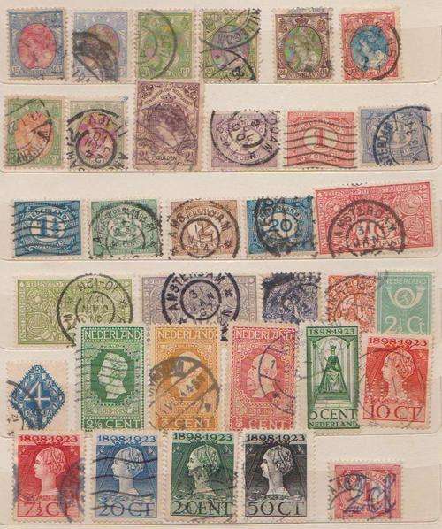 Netherlands Stamp Collection From 1864-1976....+-500 Different Stamps