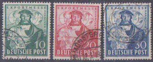 Germany - American Zone 1949 - Complete Set Of 3