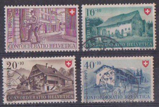 Switzerland 1949 - Complete Set Of 4