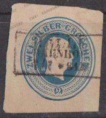 Germany 1851-1852-Prussia-Envelope/Wrapper  CVR1500.00