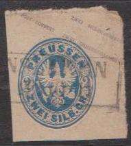 Germany 1861 Prussia - Envelope/Wrapper 1600.00