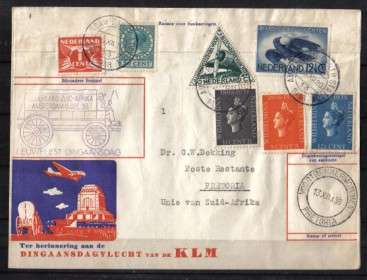 SA Union 1938 KLM Flight