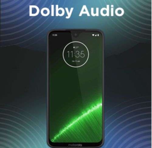 Moto G7 Plus | Unlocked | Made for US by Motorola | 4/64GB | 16MP Camera |  Black