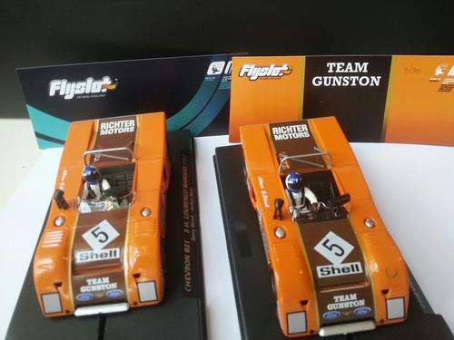 Scalextric Fly CHEVRON B21 GUNSTON LTD ED OF 35  No.5 3h Lourenco Marques 1972 1/32 scale slot car