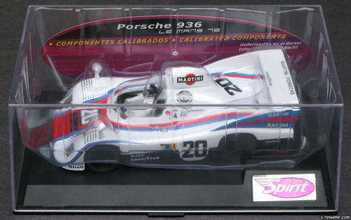 Scalextric Spirit Porsche 936 Le Mans 76 WINNER JACKY ICKYX MARTINI NO RESERVE  1/32 scale slot car