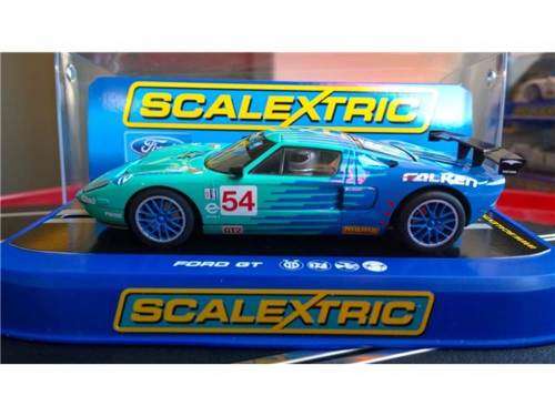 Scalextric SALE Ford GT-R Black Swan Racing ALMS 1/32 SLOT CAR