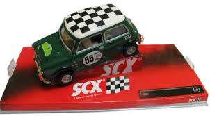Scalextric SCX SALE Mini John Cooper No.55 with lights 63960 Brand new 1/32 SLOT CAR