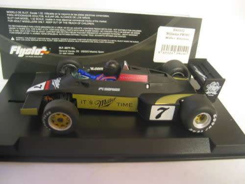 Scalextric FLY Slot F1 WILLIAMS FW08C MILLER TIME LTD ED 040302 brand new 1/32 SLOT CAR