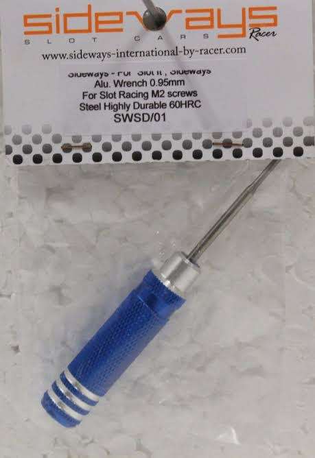 Scalextric SIDEWAYS ALLEN KEY 0.95mm (M2) Aluminium SWSD/01  BRAND NEW 1/32 slot car motor
