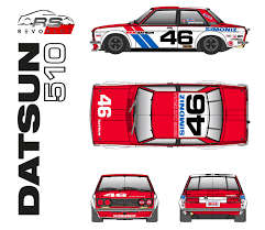 Scalextric RevoSlot Datsun 510 BRE SCCA Trans-Am 1972 No.46 RS0201 1/32 slot ca