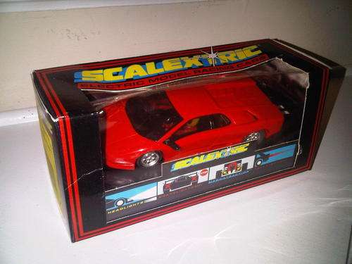 Scalextric LAMBORGHINI DIABLO RED ORIGINAL BOXED UNRUN NEW CONDITION NO RESERVE SLOT CAR