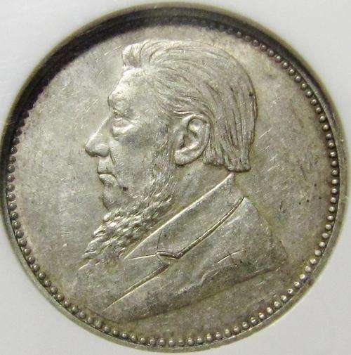 1897 6 Pence NGC Graded MS61