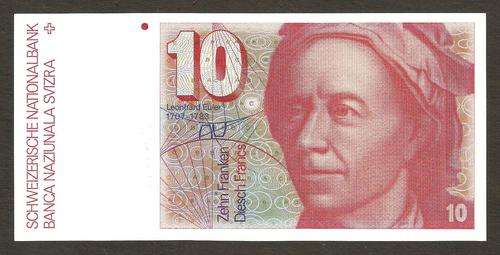 Switzerland 10 Francs 1983 P.53e(2) UNC condition