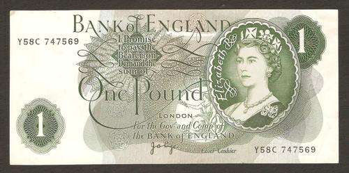 Great Britain 1 Pound ND(1970-77) P.374g EF condition