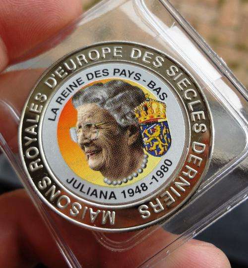 Congo - Royals of Europe 5 Francs series, 1999 - Queen Juliana proof coin