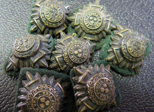 7x British Royal Military - Rank Insignia/Pips (Star of the Order of Bath) - brass