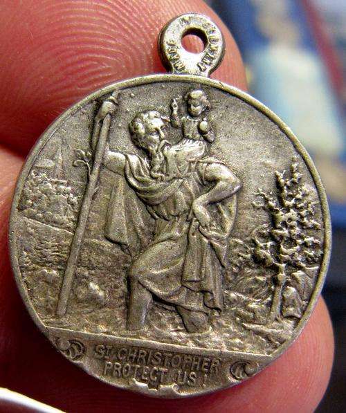 St. Christopher silver pendant - made in Germany