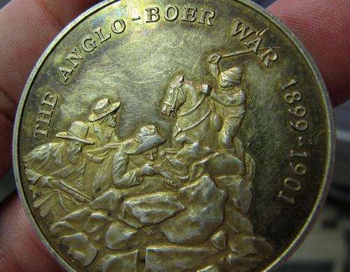 36.6g of Sterling Sliver(0.925) - 'Anglo-Boer War 1899-01' from the Medallic History of SA series