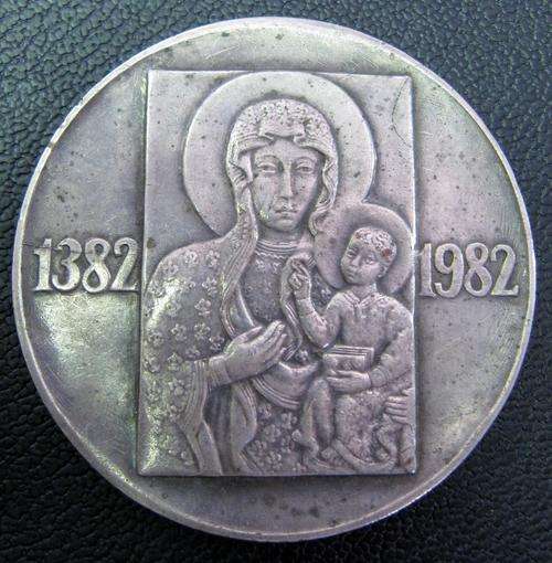 600yr anniversary of the Jasna Gora Monastery in Poland 1382-1983 medallion