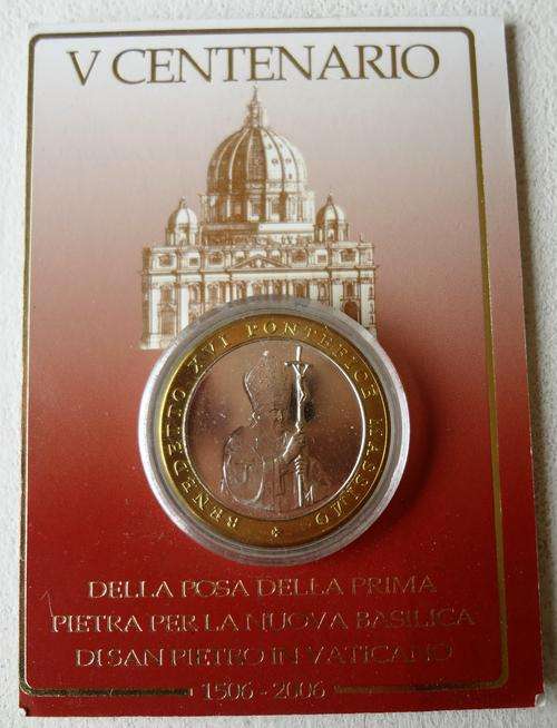 500th anniversary of the laying of the cornerstone of the church of St. Peter medallion