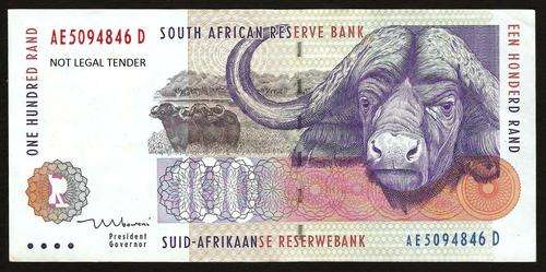 SA 100 Rand (TT Mboweni 1st issue) 1999 in VF condition