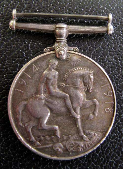 WWI 1914-1918 British War Medal awarded to L/CPL. PF Plumridge 2nd S.A.I.