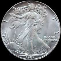 UNC 1987 Silver Eagles 999 FINE Silver -80 available -4 tubes of 20