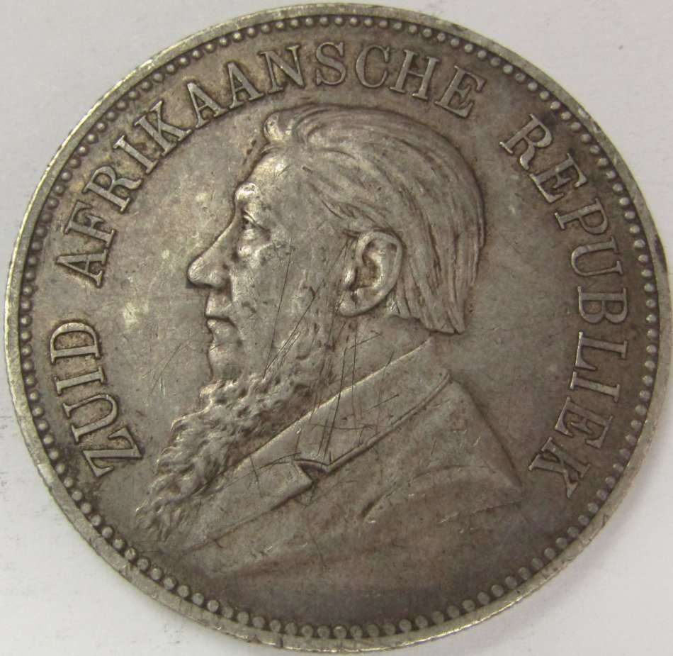 1892 ZAR 5 Shillings Single-Shaft