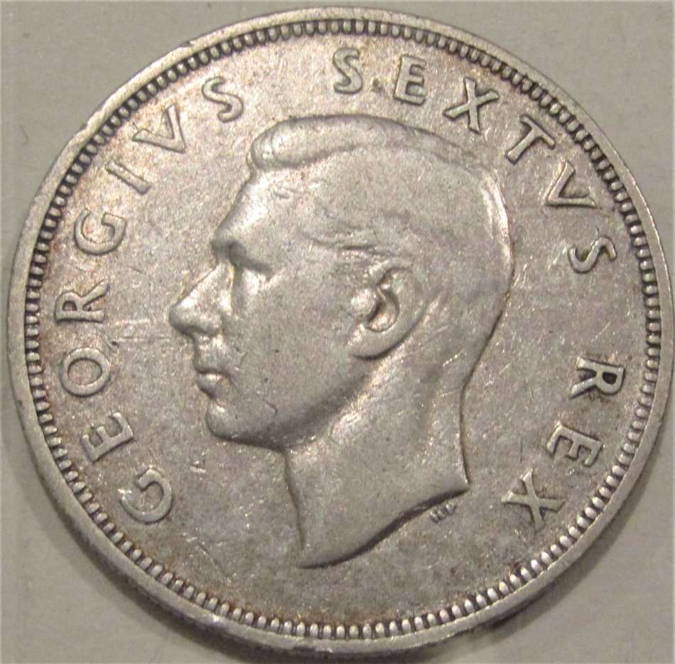 1949 Union of South Africa 2-1/2 Shillings * Super low mintage 2691*