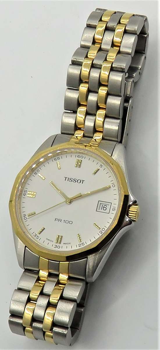 Tissot PR100  Gold and Stainless Steel  two-tone