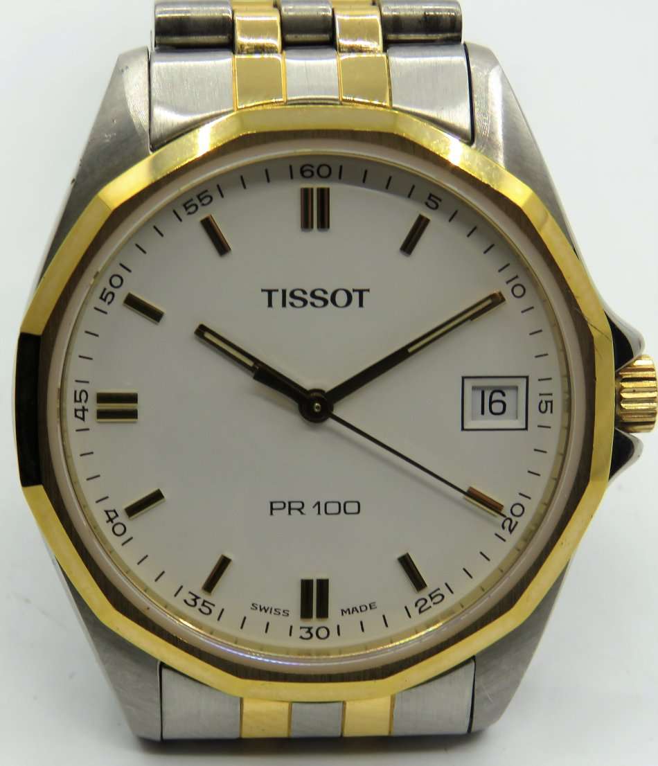 Tissot PR100  Gold and Stainless Steel  two-tone