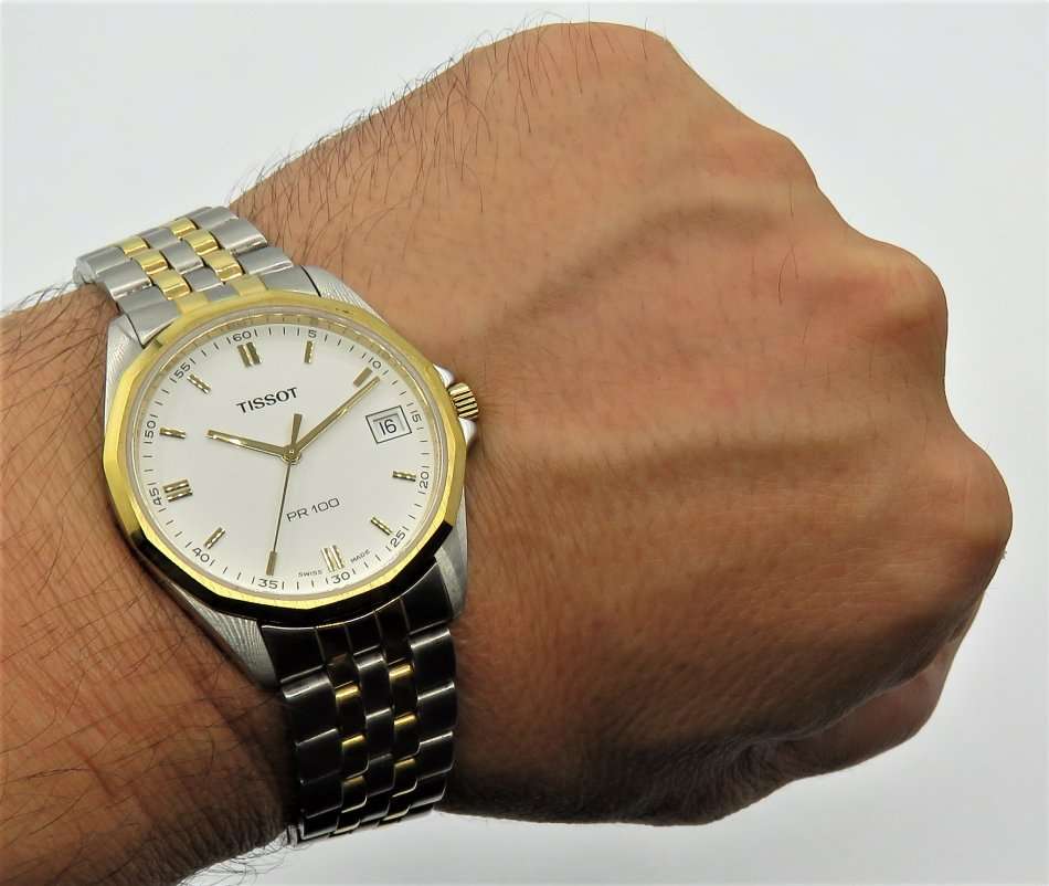 Tissot PR100  Gold and Stainless Steel  two-tone