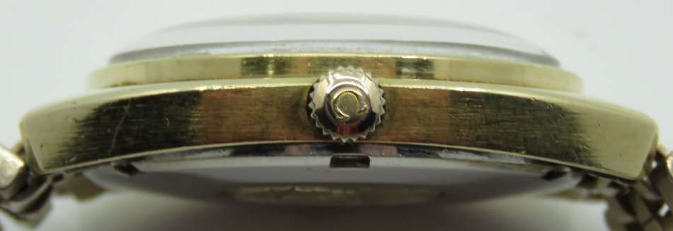 "RESERVED FOR NKB68" Omega Constellation cal.751 day/date with linen dial and Omega box