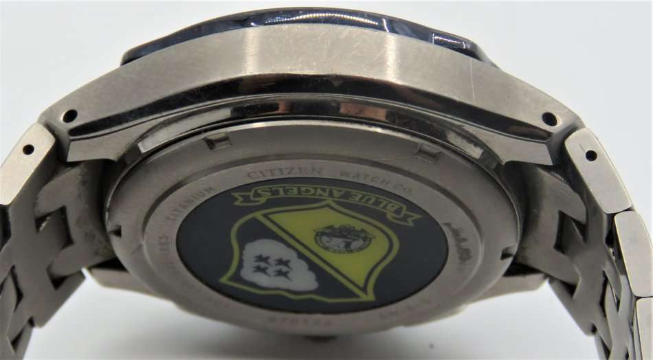 Citizen Eco-Drive Skyhawk Blue Angels Titanium