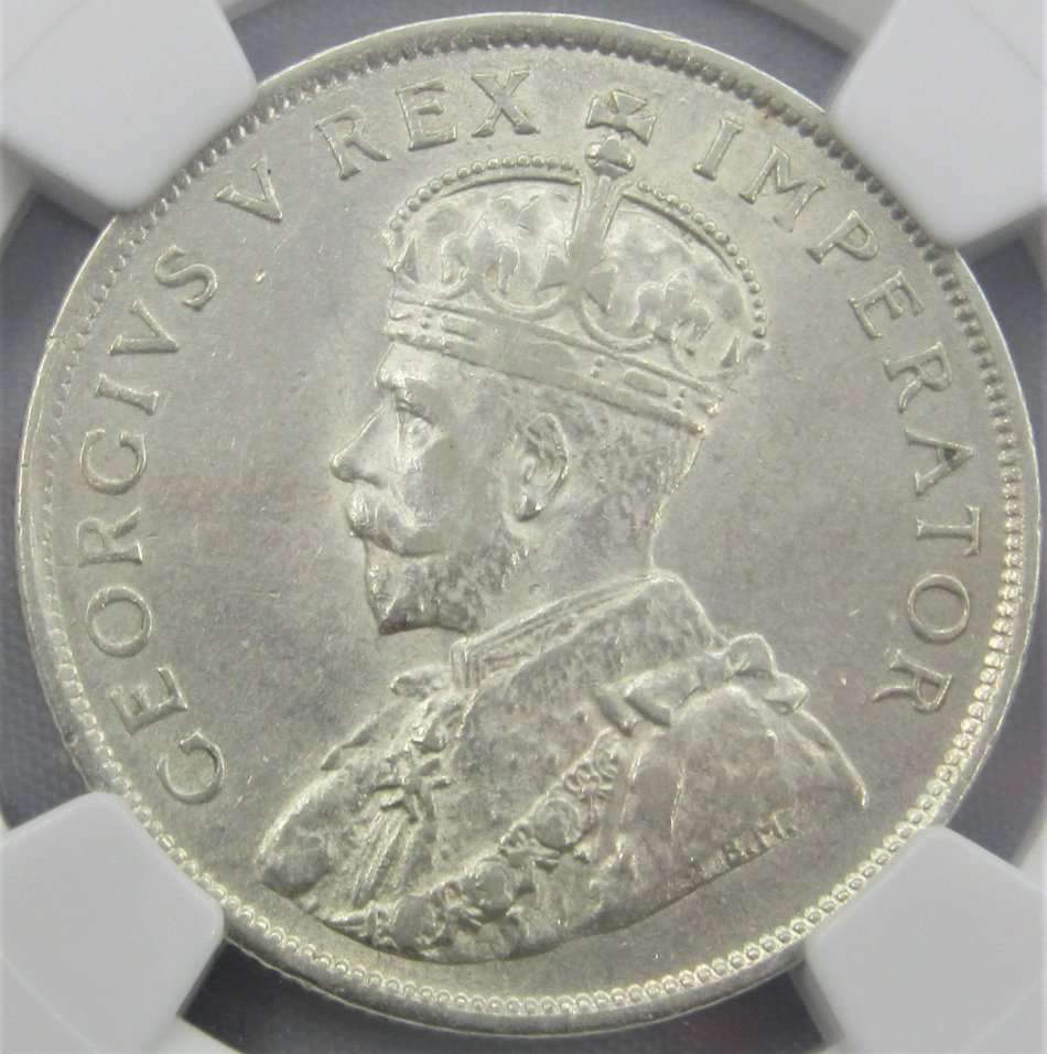 1928 Union of South Africa Florin NGC Graded AU55