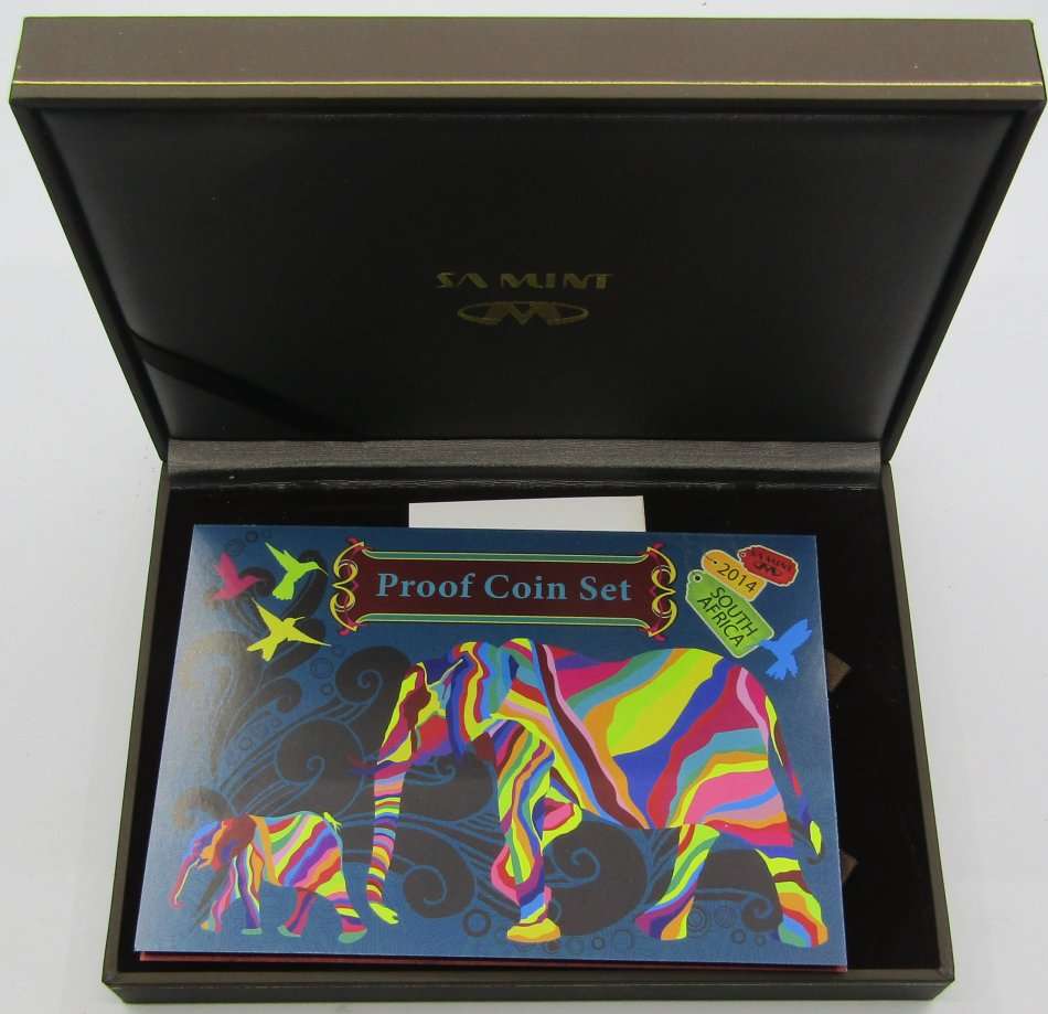 2014 South Africa Proof Set in original box and with COA