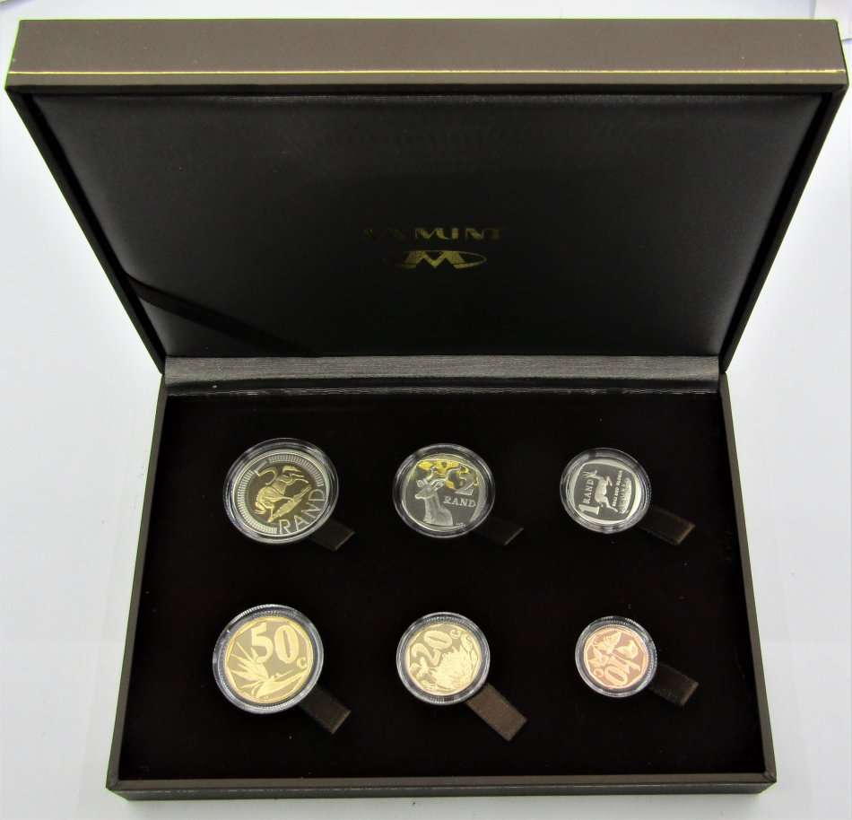 2014 South Africa Proof Set in original box and with COA