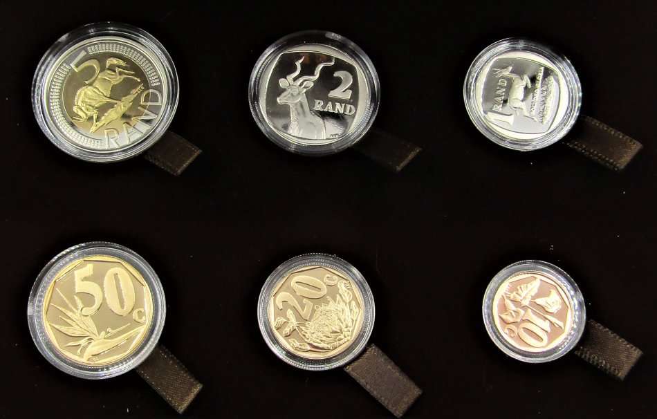 2014 South Africa Proof Set in original box and with COA