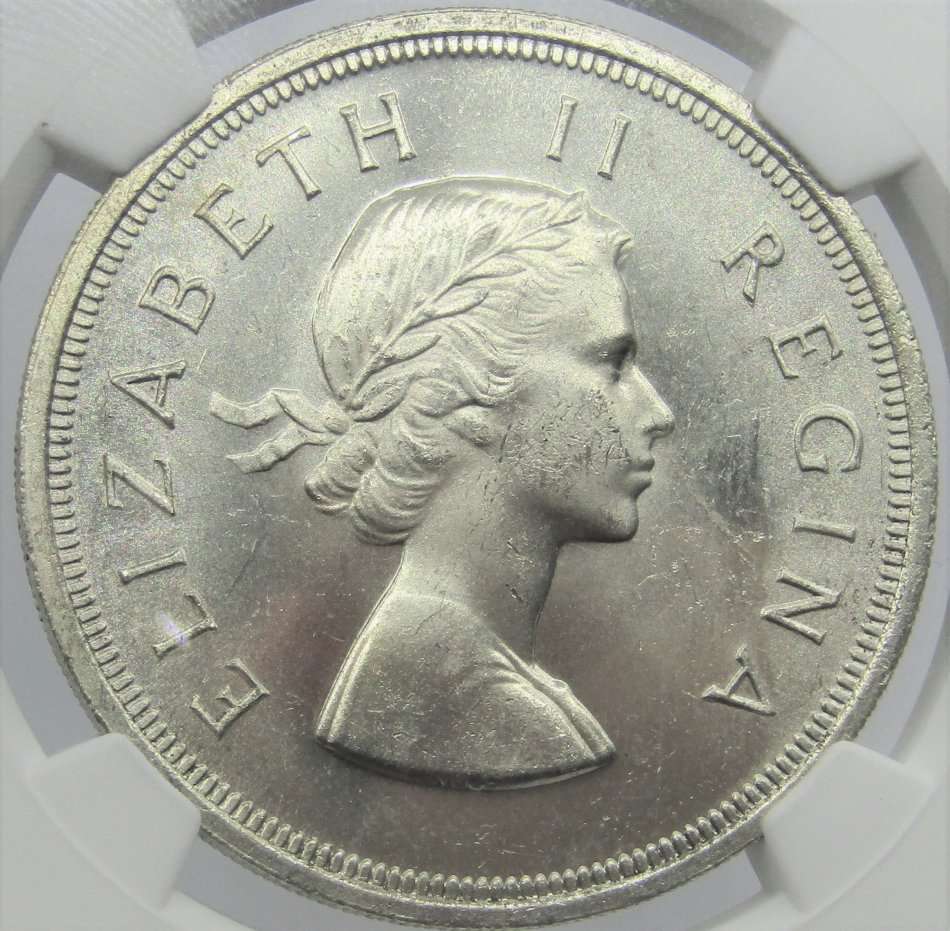 1958 Union of South Africa 5 Shillings MS63