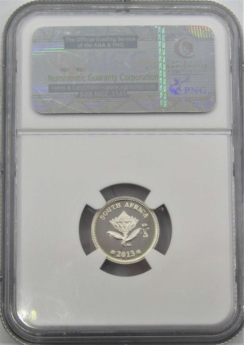 2013 Silver 2.5 Cents DIESEL CLASS 35 DURBAN COIN SHOW  PF69 ULTRA CAMEO FINEST KNOWN