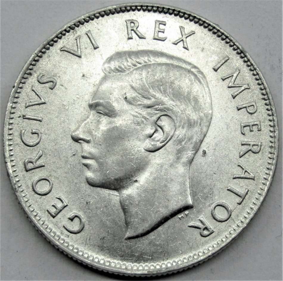1944 Union of South Africa 2 1/2 Shillings